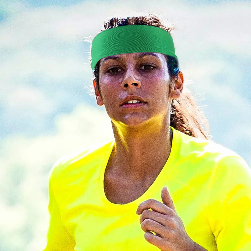 

2 шт. эластичных повязок на голову для тенниса и фитнеса, впитывающих пот, тканевые повязки для волос