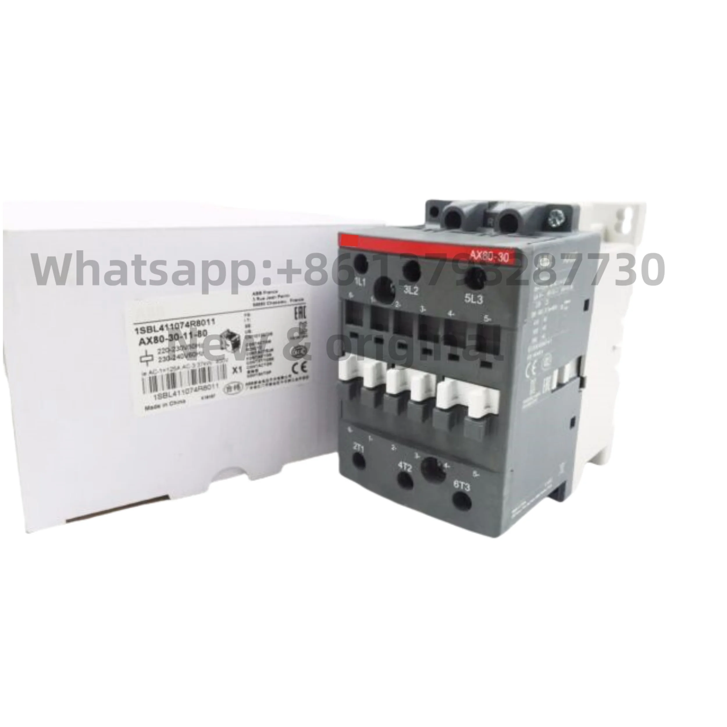 New original AC contactor AX80-30-11-80 coil voltage 220V item number 1SBL411074R8011