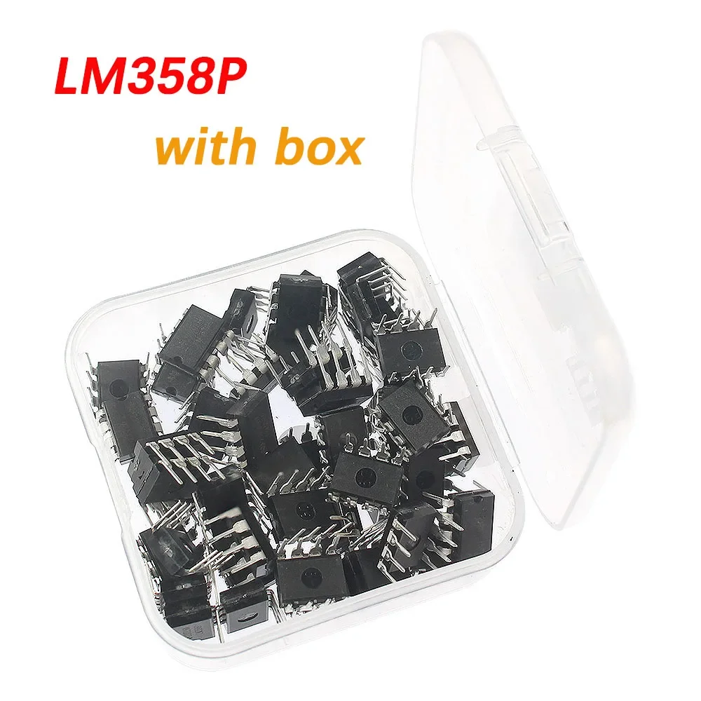 10-50pcs LM358 LM358P Operational Amplifier DIP8 IC Chip Kit Integrated Circuits Kits