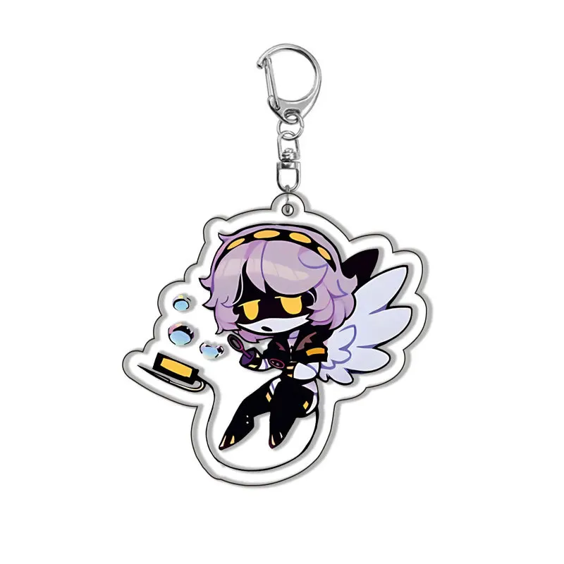 Murder Drones Cartoon Anime Figures Keychain For Uzi N V J Doll Tessa Cute Bag Charms Fans Gift Pendant Chaveio Car Keyring