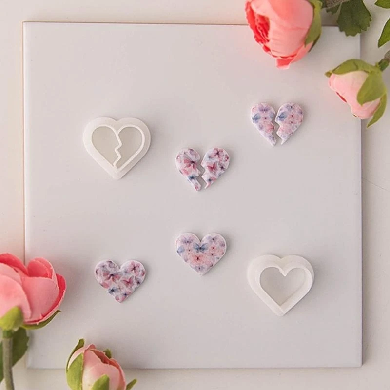 

Бумага для переноса глины с сердечками и бабочками для изготовления глиняных ювелирных изделий своими руками, листы для переноса