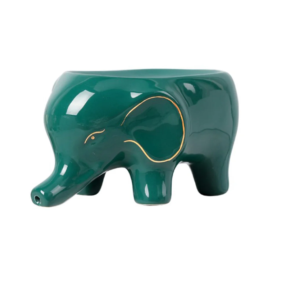 

1Pcs Elephant Soap Box Draining Ceramic Creative Home Bathroom Soap Holder Storage Rack Organizer Gift Storage Box for Room