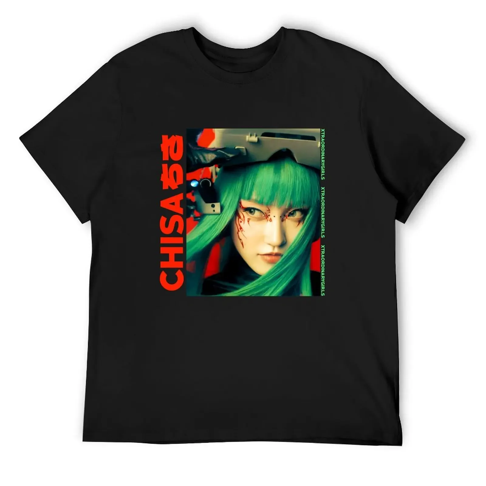 

XG Kpop Chisa XGALX Xtraordinary Girls ALPHAZ T-Shirt cheap stuff vintage graphic tee vintage anime shirt men t shirts