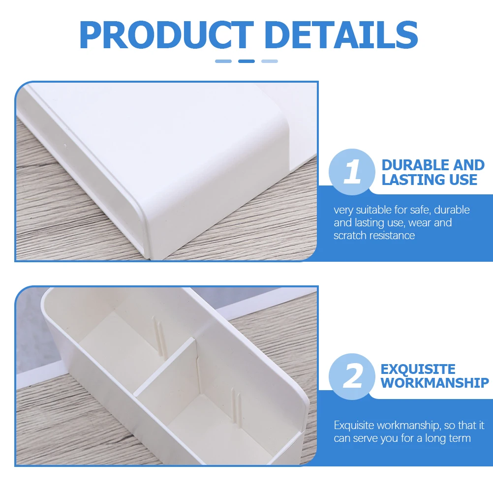 

2 Pcs Magnetic Pen Box Marker Stand Locker Organizer Holder for Desk Holders Storage