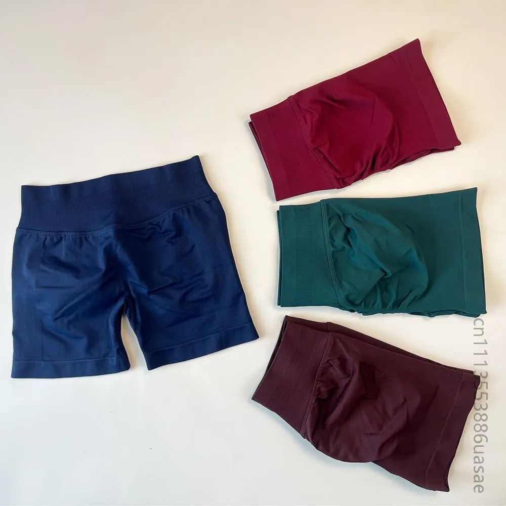 

Impact Shorts 4.5 Gym Woman Scrunch Shorts Low Ribbed Band Workout Seamless Shorts Booty Hight Stretch Running Gym Sporty Shorts