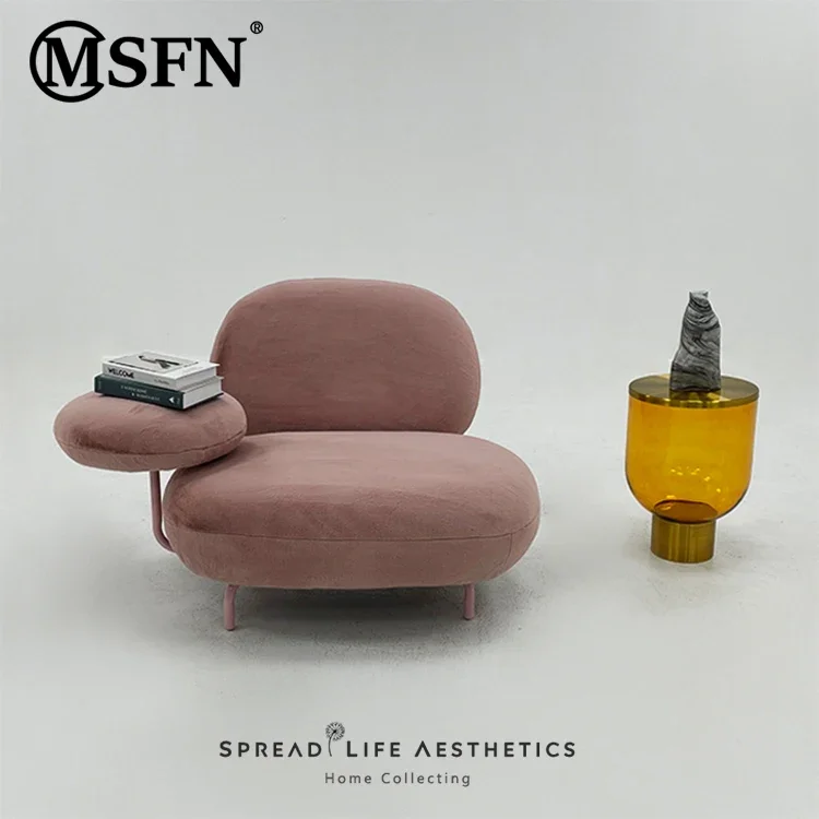 Poltrona vermelha para casa, Sofá para quarto, Sala de estar, Moda
