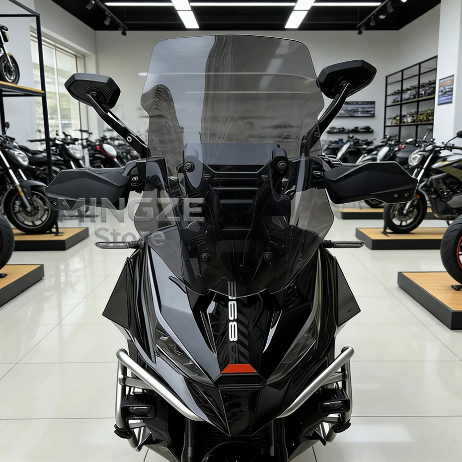 Motorrad Windschutzscheibe Modifikation Höhe Vorne Regen Schild Windabweiser Zerstörungsfreie Installation Für ZONTES 368G 368G – Detail 6