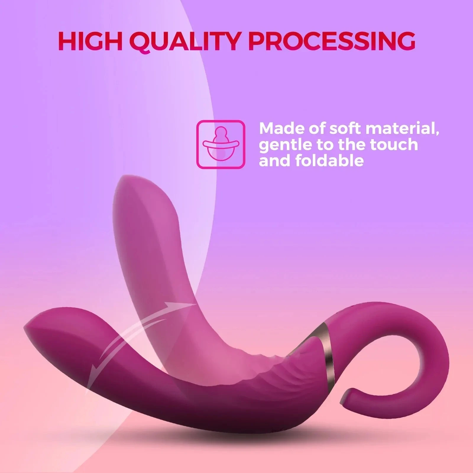 HESEKS Realistic Curved G Spot Vibrator 10 Vibration Dildo Adult Sex Toys Games Clitoral Vagina Anal Stimulation for Women 18+