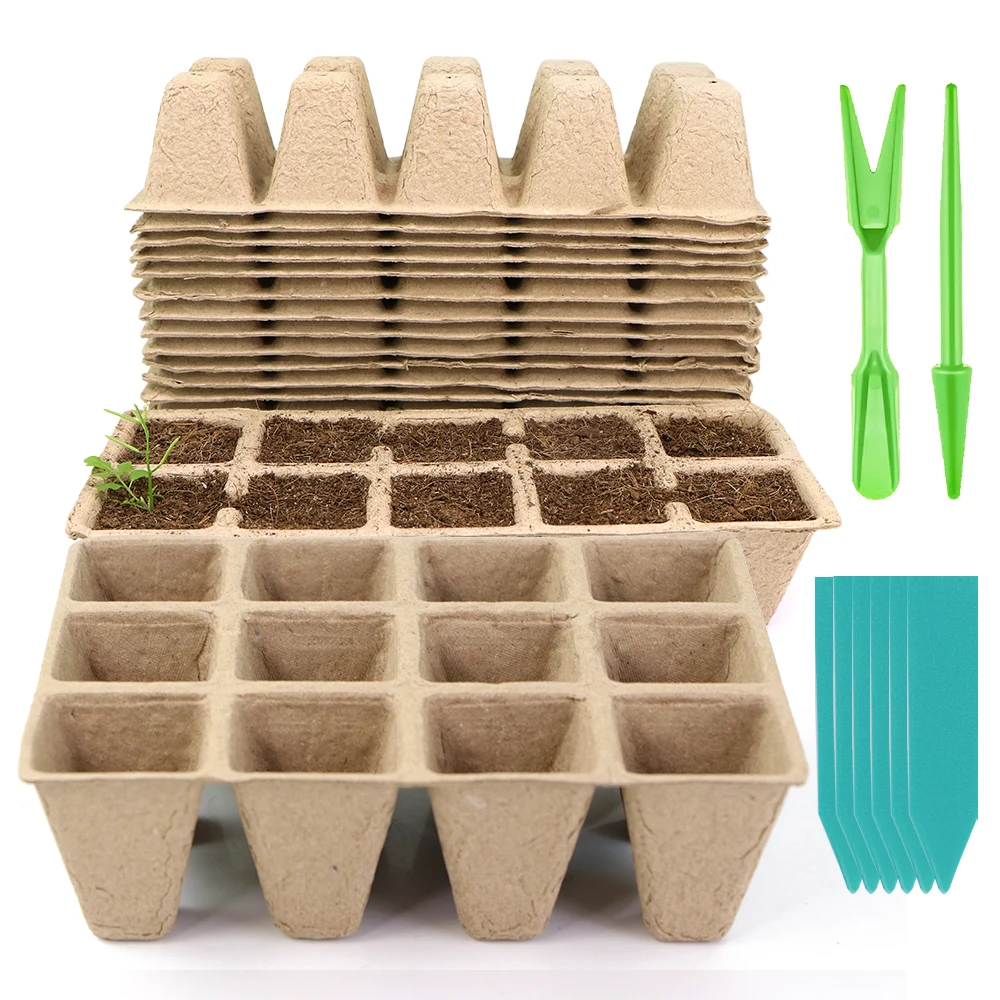 

Стартер роста семян лотки для рассады, экологическое сельское хозяйство, Выращивание растений, горшки для рассады, биоразлагаемая бумажная масса