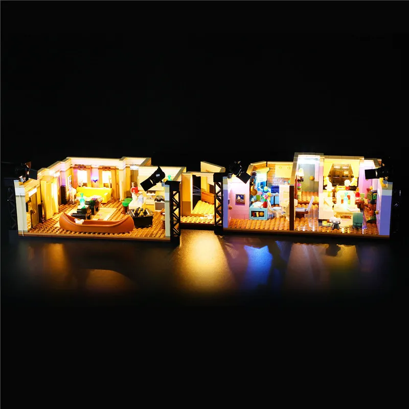 Kit de luz LED Diy para LEGO 10292 The Friend, apartamentos (solo luz LED, sin modelo de bloques)