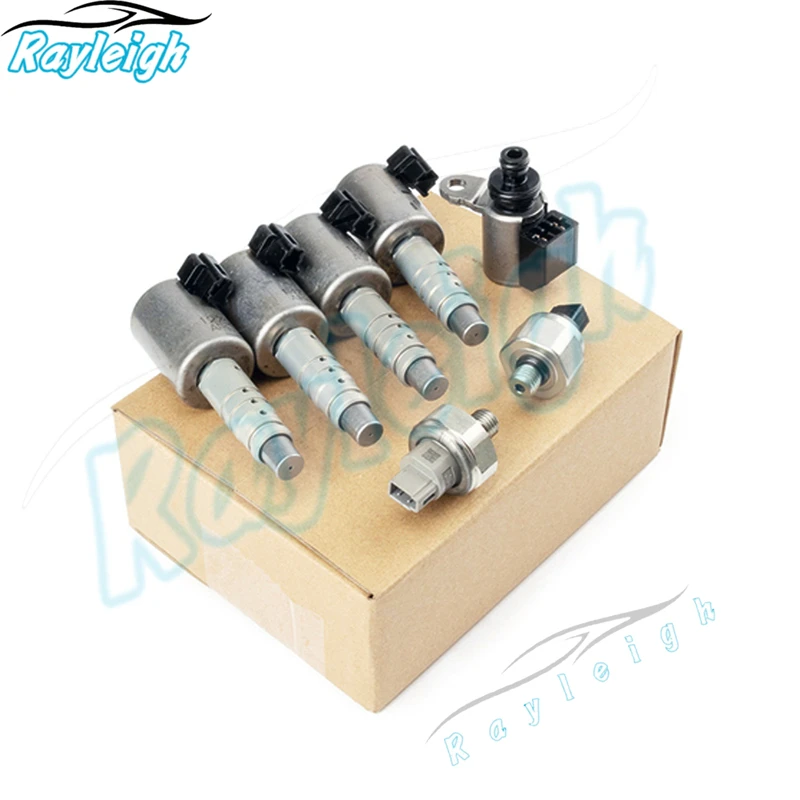 

7Pcs/set JF016 JF017 RE0F10D Transmission Solenoid with Pressure Sensors For Nissan X-Trail Altima Infiniti JX35 CVT8 2.5L 3.5L