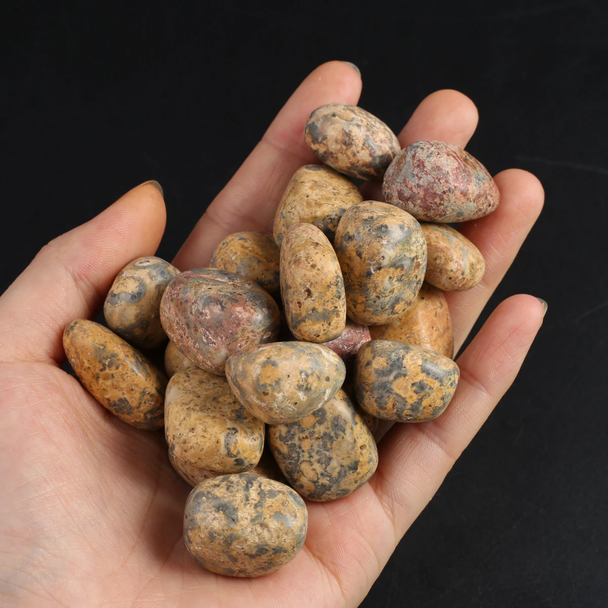 10pcs Natural Agate Stone Beads Square Birthstone Polishing Healing Beads for Making DIY Jewerly Home Decorations15-20mm