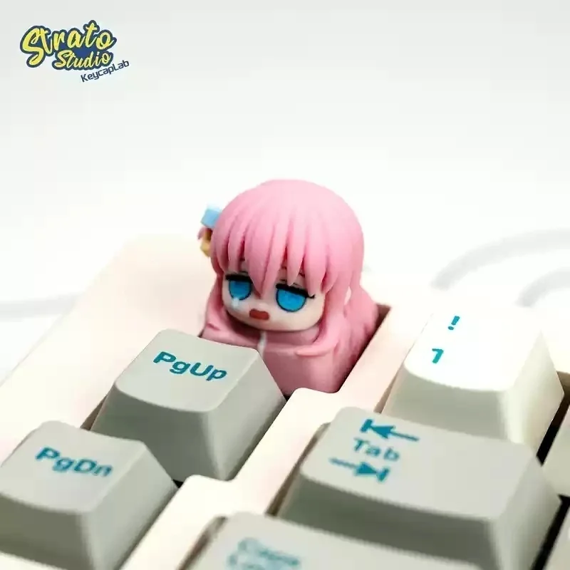 BOCCHI THE ROCK! Anime keycaps 3D character keycaps OEM height Gotoh Hitori personalized mechanical keyboard keycaps keycaps