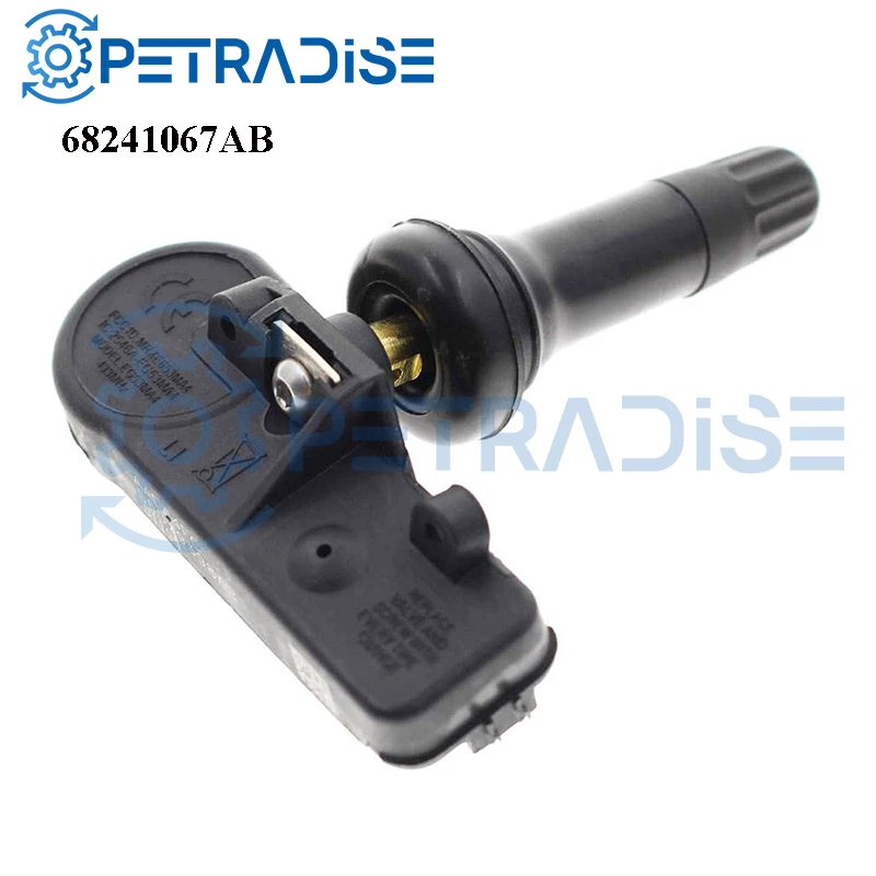 New TPMS Tire Pressure Sensor For Chrysler Town & Country Dodge Ram Jeep Wrangler Fiat 500 Auto Parts OEM 68241067AB 56029398AB