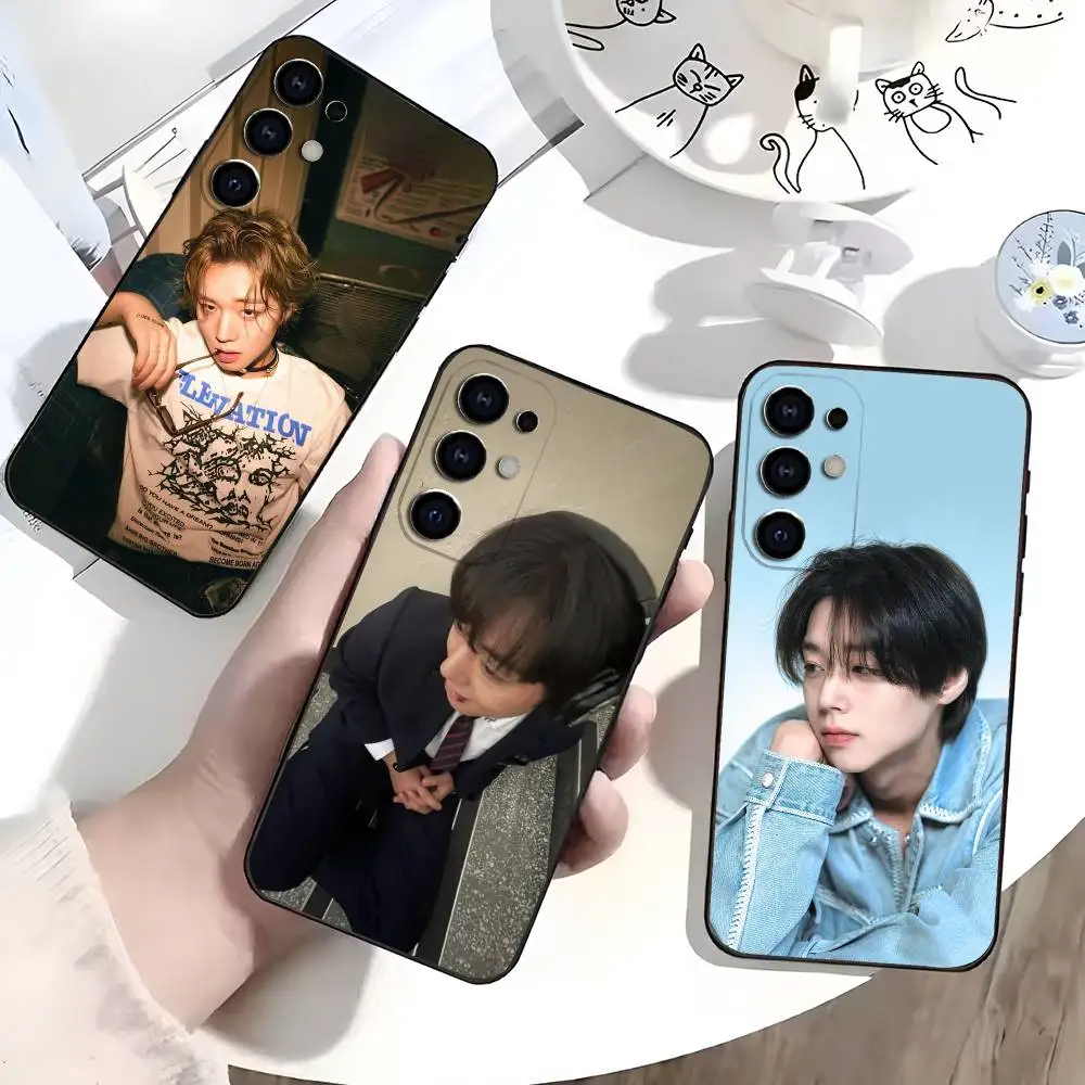 P-Park J-Jihoon W-Weak H-Hero Phone Case For Samsung S26,S25,S24,S21,S22,S23,Ultra,S20,Plus,Fe,Lite,Soft Black Cover