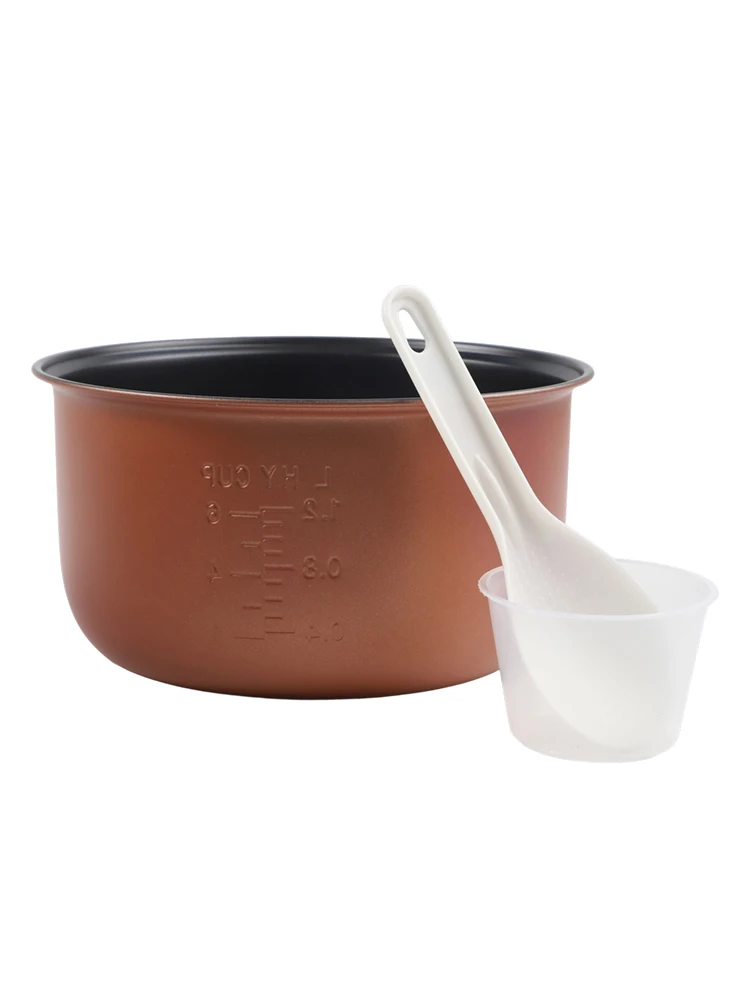 Large Capacity Cooking Pot Cooking Pot Non-Stick Insert Rice Cooker Non-stick Coating Aluminum Alloy Construction Large Capacity