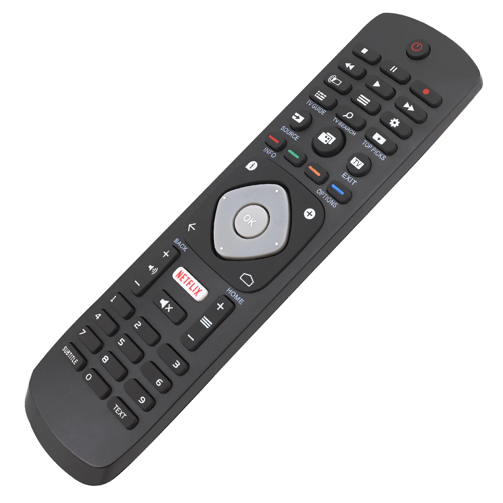 New Replacement Universal Remote Control with Netflix Buttons Controller Replacement for Philips Smart TV, TV LCD LED TVs