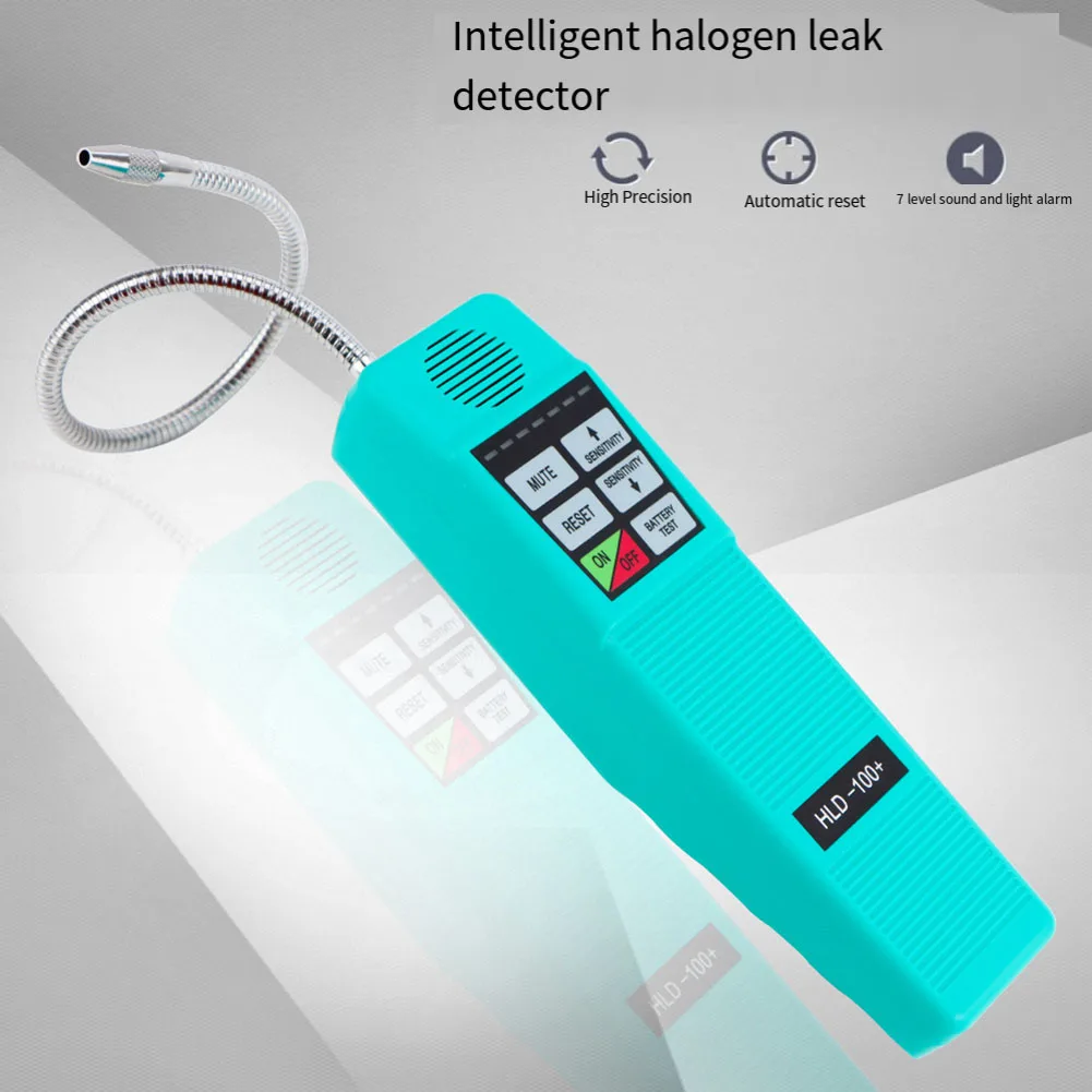 

HLD 100+ Halogen Leak Detector for Automotive Air Conditioning with Response Sensor and Adjustable Acousto Optic Alarm