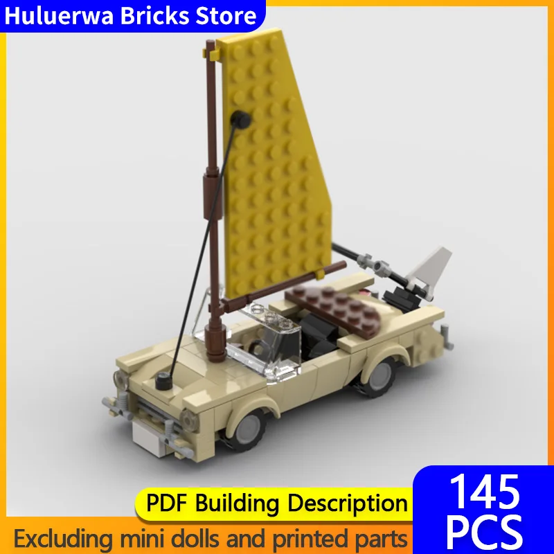 

Speed Hypercar Model MOC Building Bricks Sailboat Car Modular Technology Gifts Holiday Assemble Children Toys Suit