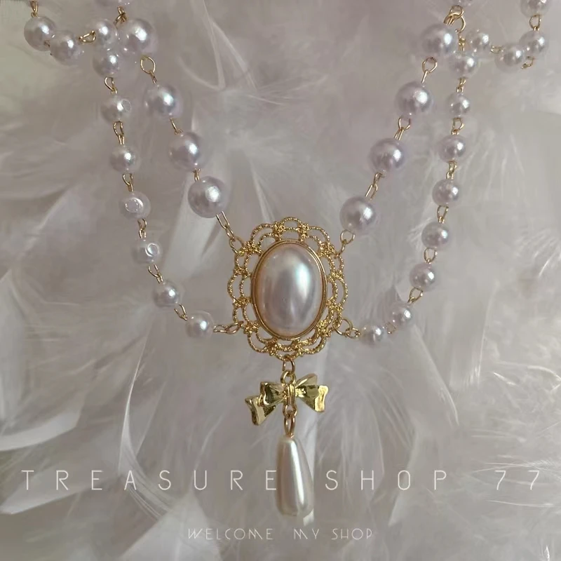 Couronne LOLITA en perles, diadème de princesse pour fille, accessoires de cosplay, japonais