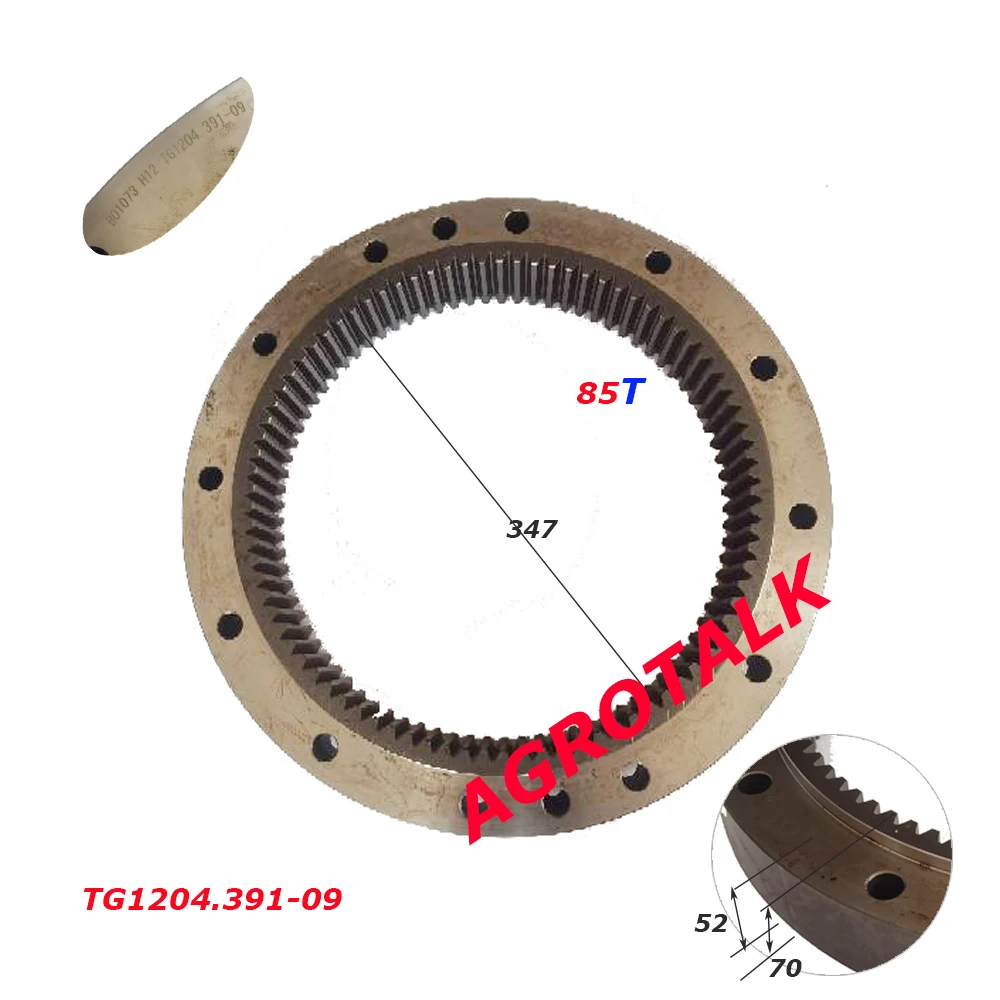 anel dentes para trator serie foton lovol tg1204 tg120439109 01