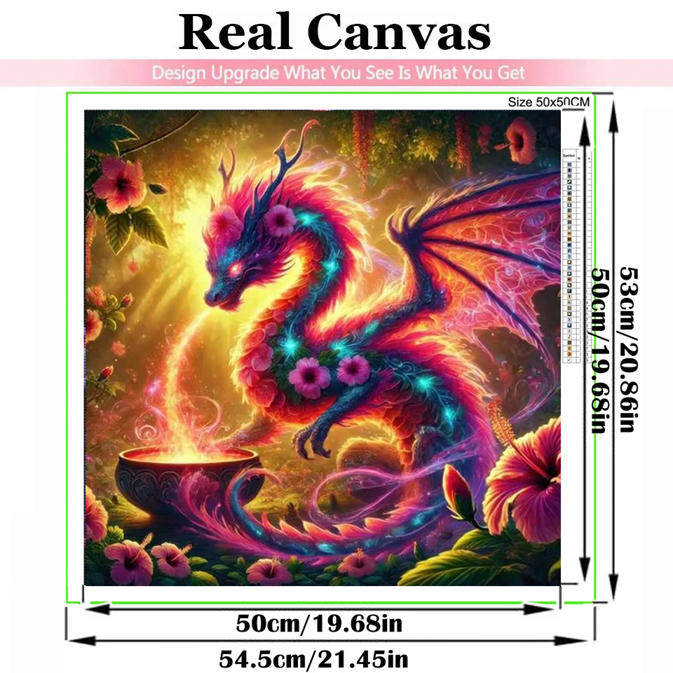 Diamond Mosaic Painting Jewels Embroidery Cross Stitch Kit Fantasy Animals Dragon Phoenix Wolf lion Fox Wall Decor Rhinestone