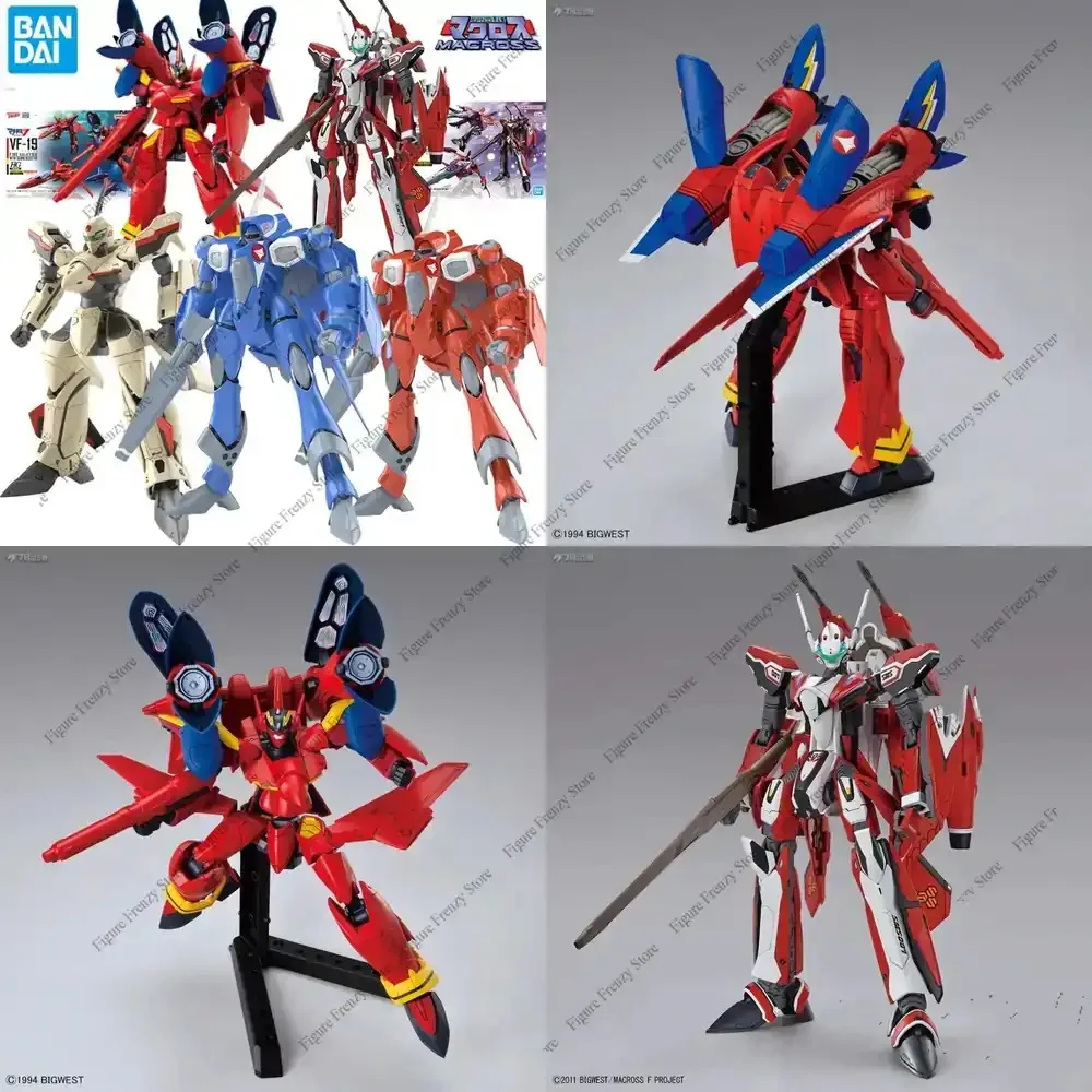 

Special Offer for Bandai Super Dimension Fortress Macross Anime Figures YF-19 Action Figures for Macross Plus YF-29 Durandal
