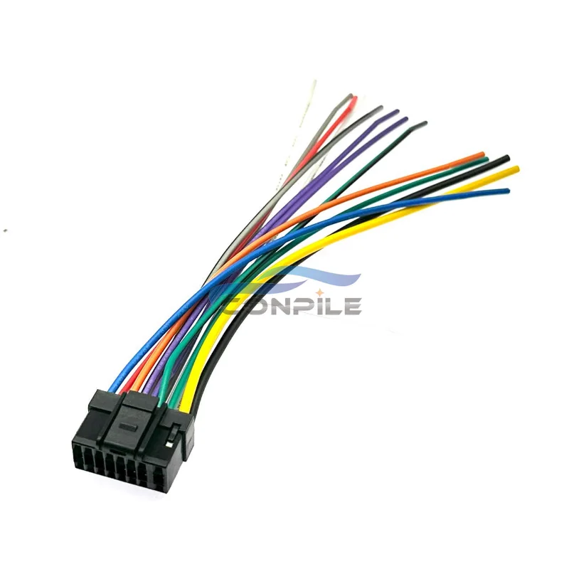 For Alpine CD Player  Tail Wire Harness 123E 151C 150C 152C 153 117E A08 148 Cable