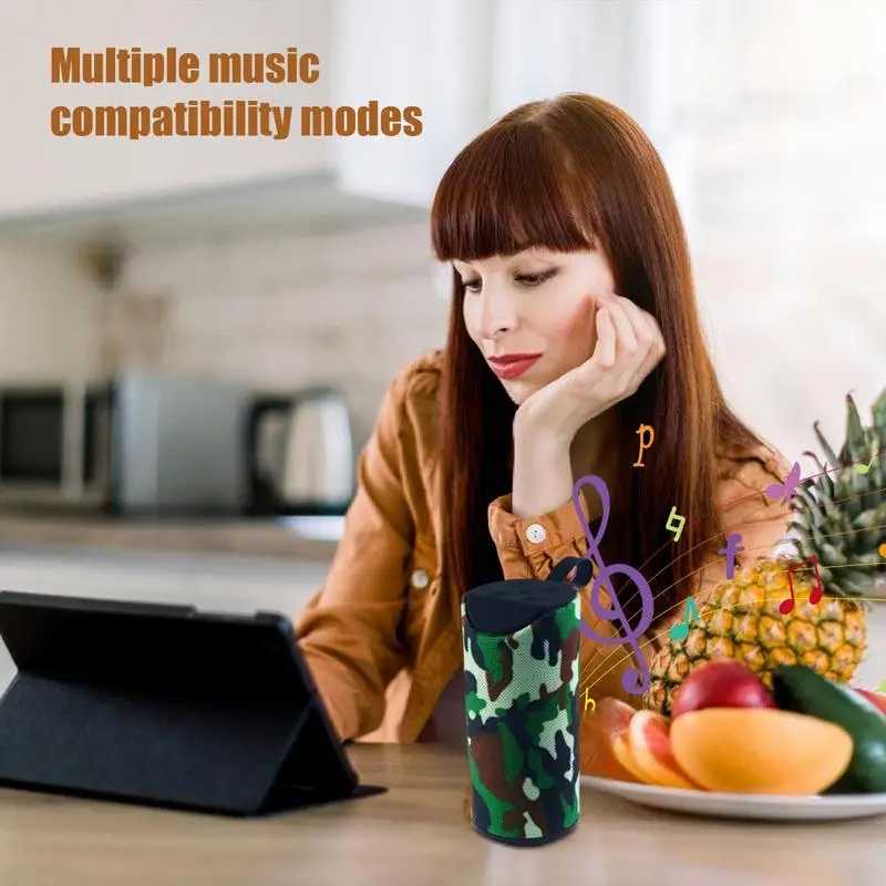 مكبر صوت لاسلكي مكبرات صوت لاسلكية خارجية صوت ستيريو عمر بطارية طويل أداة إلكترونية للتخييم ورحلة الاستحمام