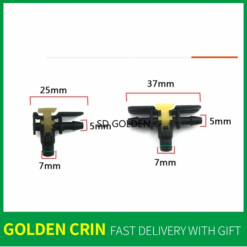 

1PCS CR067 Automobile Fuel Pipe Joint Adapts To Bosch Injector Three-way Two-way Return Quick Plug