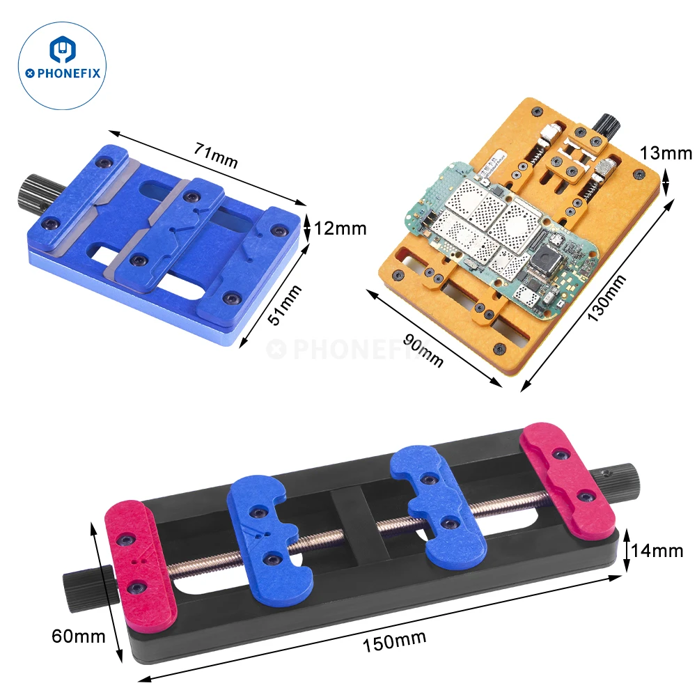 S1 S2 S3 Universal Motherboard Chip Fixture Adjutable Holder Heating Resistant for Phone CPU NAND WIFI IC Repair Fixed Clamp