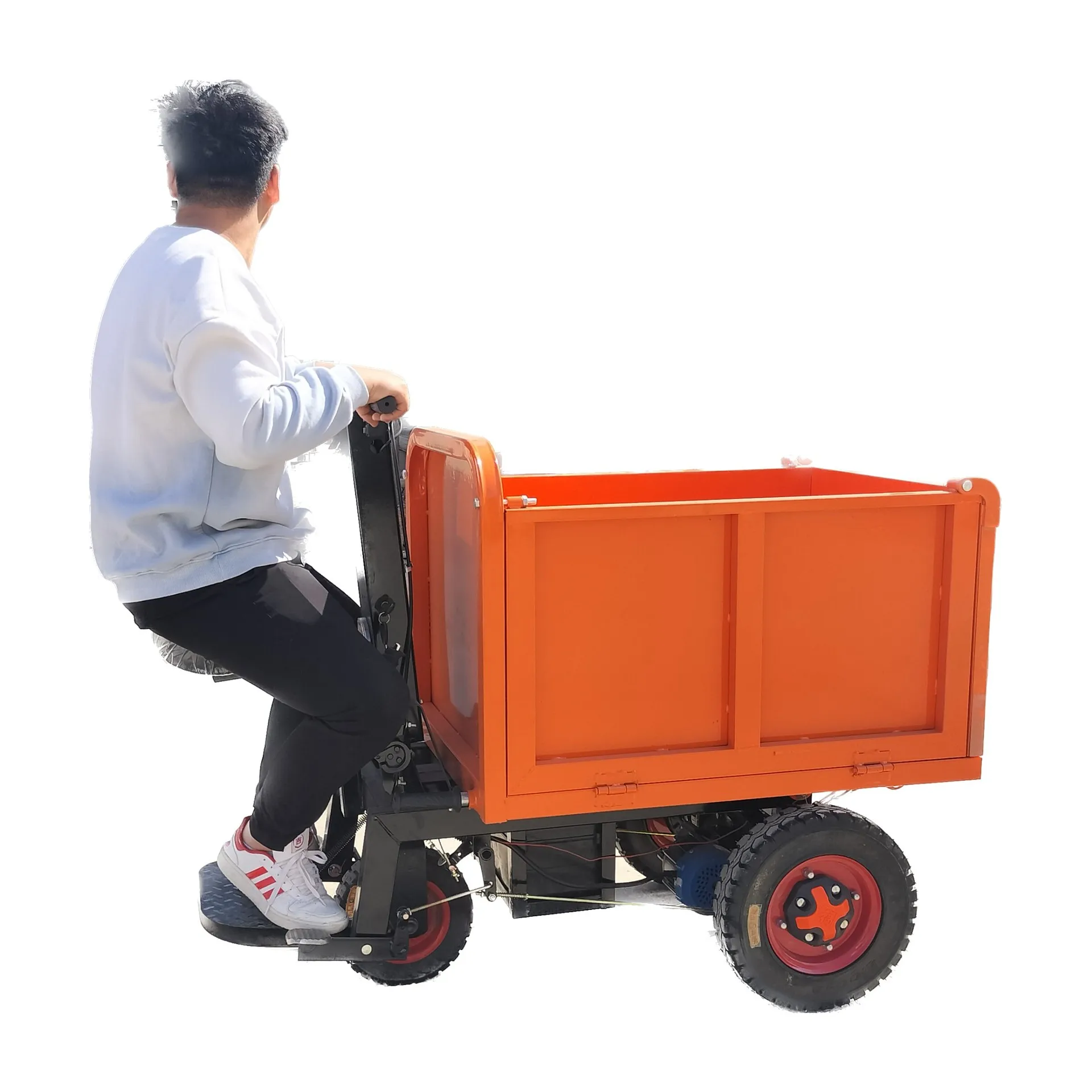 

Cheapest And Hot Sale 3 Wheel Industrial Wheelbarrow, Electric Handcart For Garden
