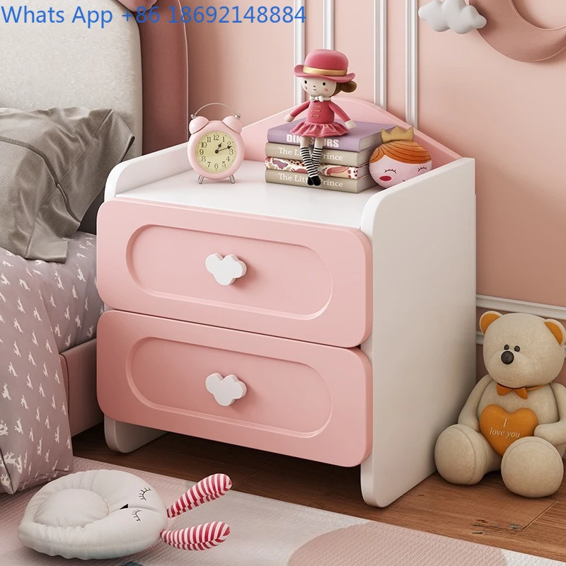 Cute Home Bedroom Storage Bedside Table Simple Modern New Light Luxury Bedside Shelf