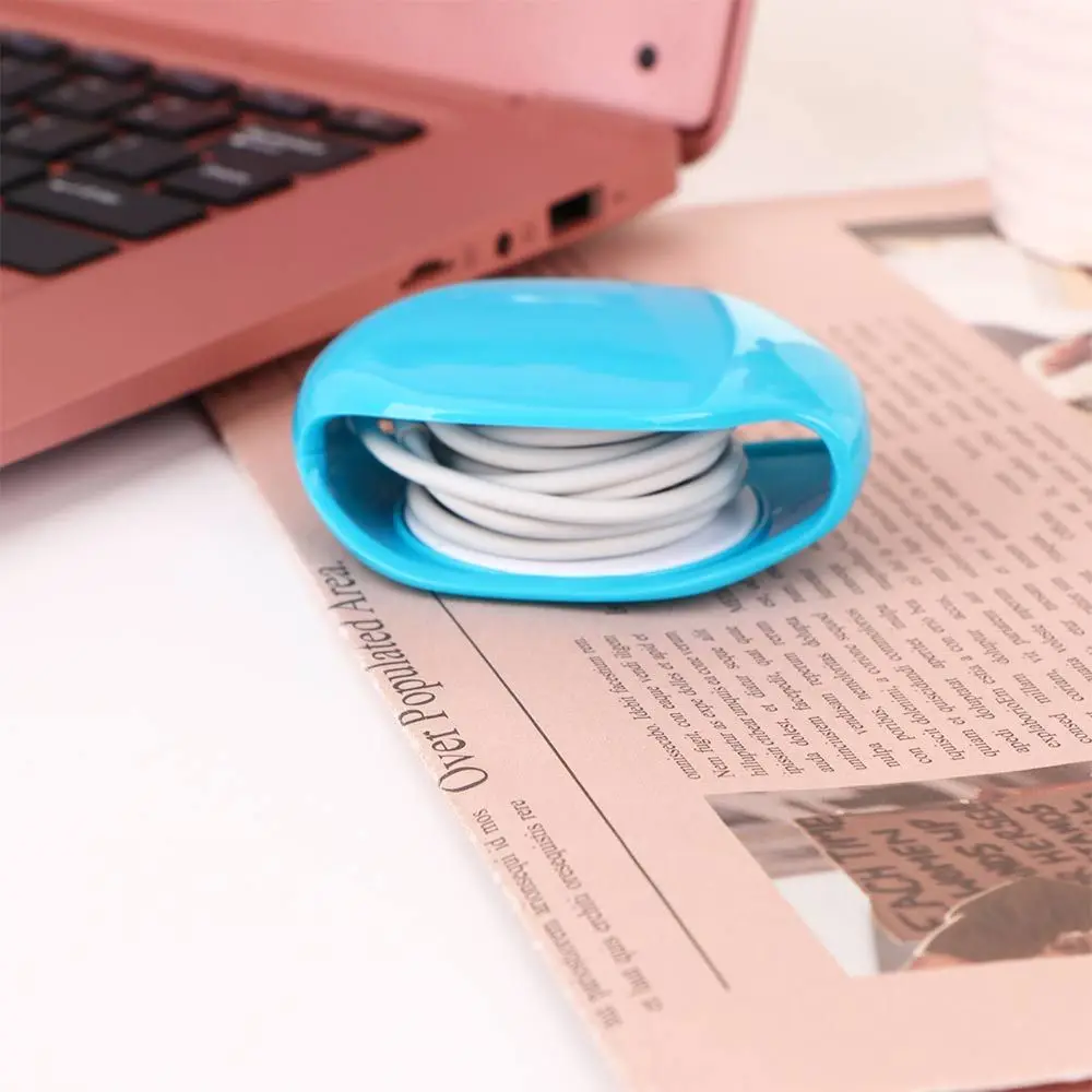 

Desktop Management Cable Clamp Wire Holder Cord Holder Headphone Storage Cable Winder Earphone Wrap Cable Organizer Wire Winder