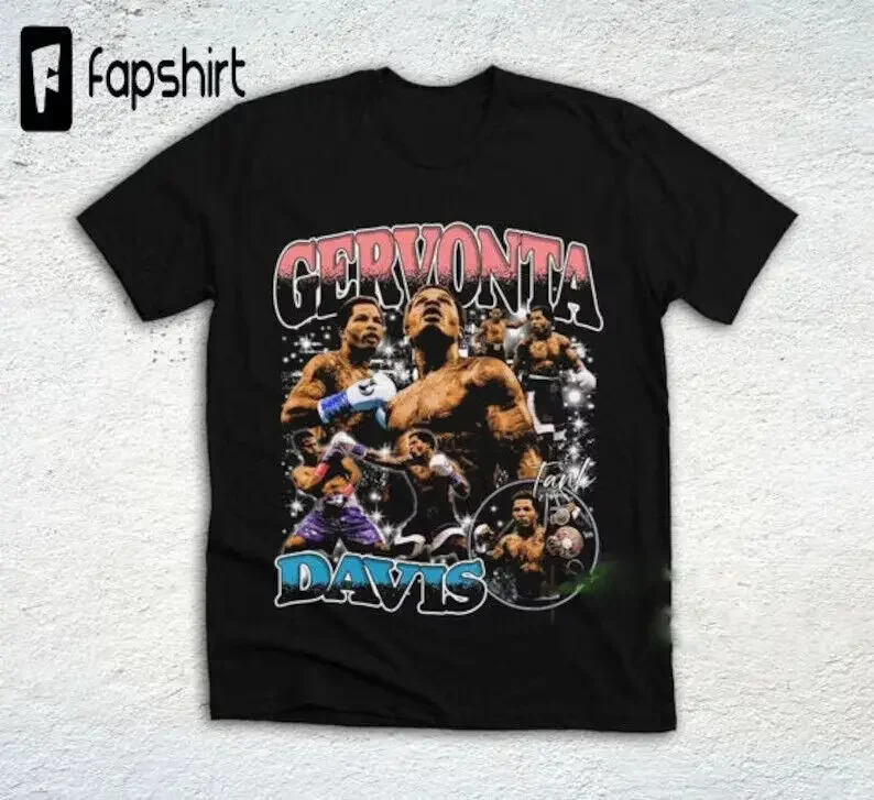 

GERVONTA DAVIS Tank T Shirt Boxing Rap 90s Retro Shirt AN15324