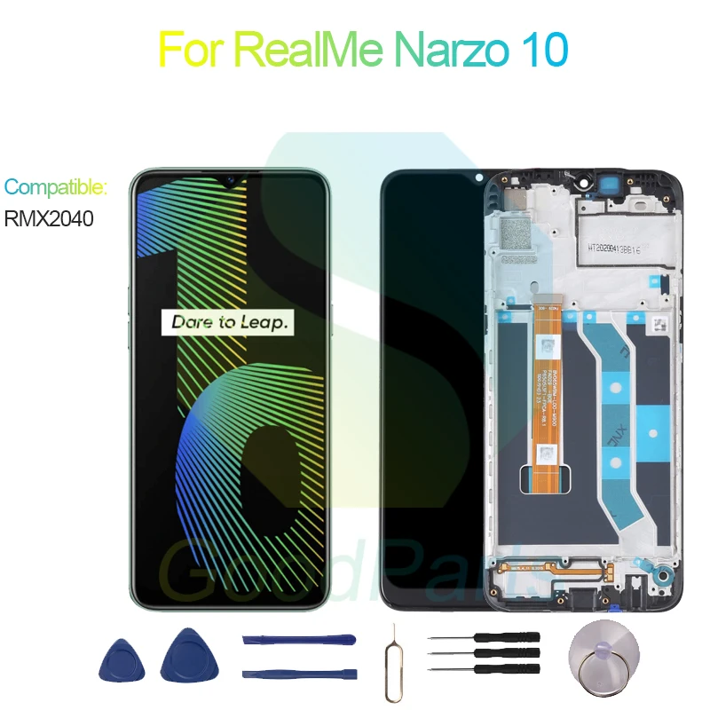 For RealMe Narzo 10 Screen Display Replacement 1600*720 RMX2040 For RealMe Narzo 10 LCD Touch Digitizer