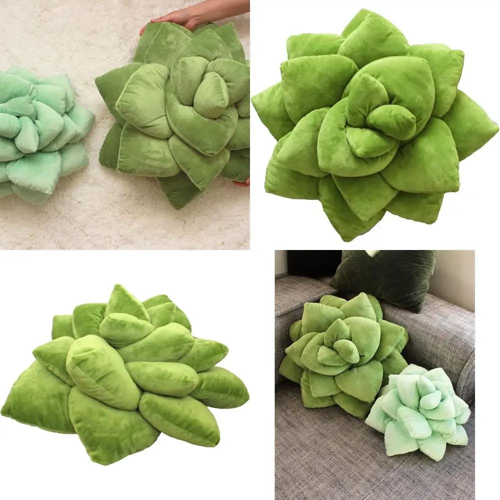 

Оливково-зеленая сочная подушка 20 — плюшевая подушка с 3D цветами для домашнего декора и подарков для любителей растений