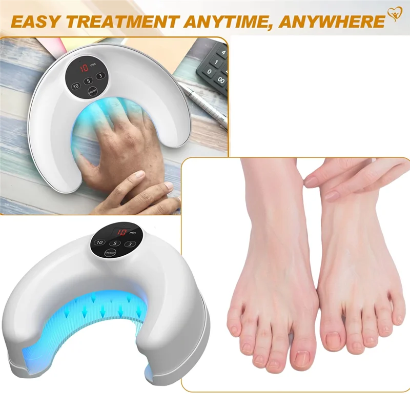 -A89Z Grow Toe Nail Anti Infectie Nagel Schimmel Laser Apparaat 14 Stuks 470Nm Blauw Licht Draadloze Paronychia Onychomycose