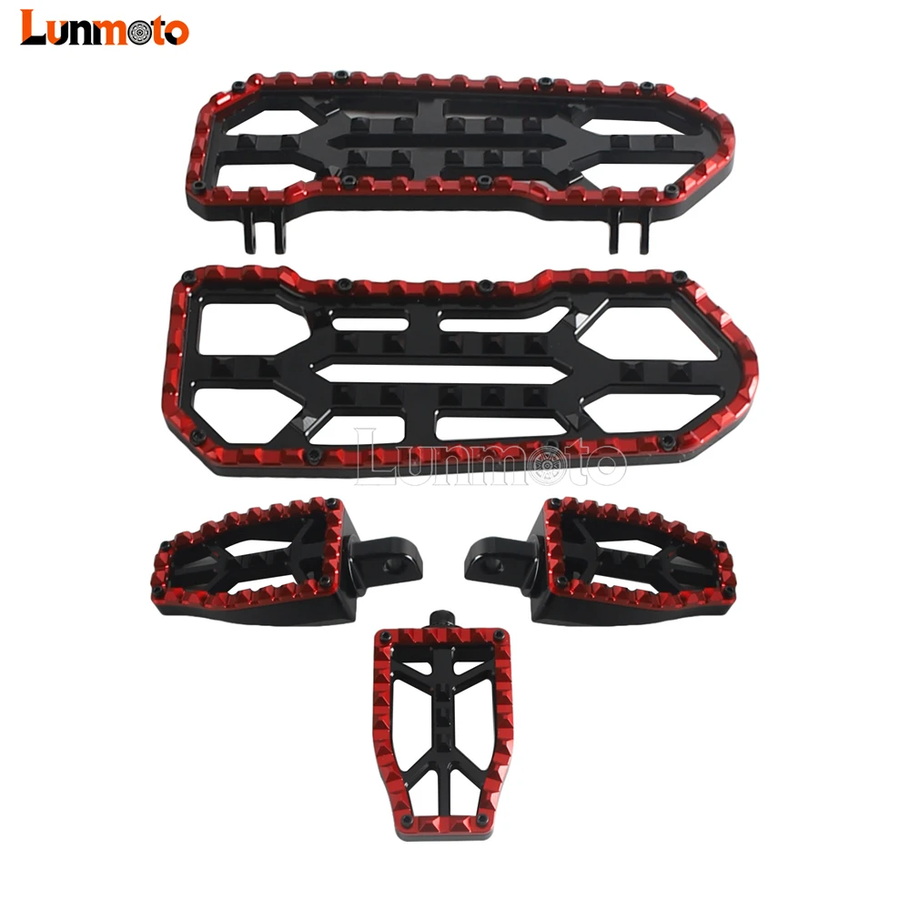 For Harley Touring CVO Street Road Glide Ultra Limited FLHTK 14-26 Front Floorboards Rear Footrest Kit Brake Shift Lever Arm Set