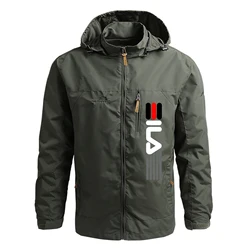 Men's Casual Waterproof Jacket Windbreaker Men Outerwear Men's Clothes Winter Jacket Fashion Coat Hoodies Camping Hiking Jacket