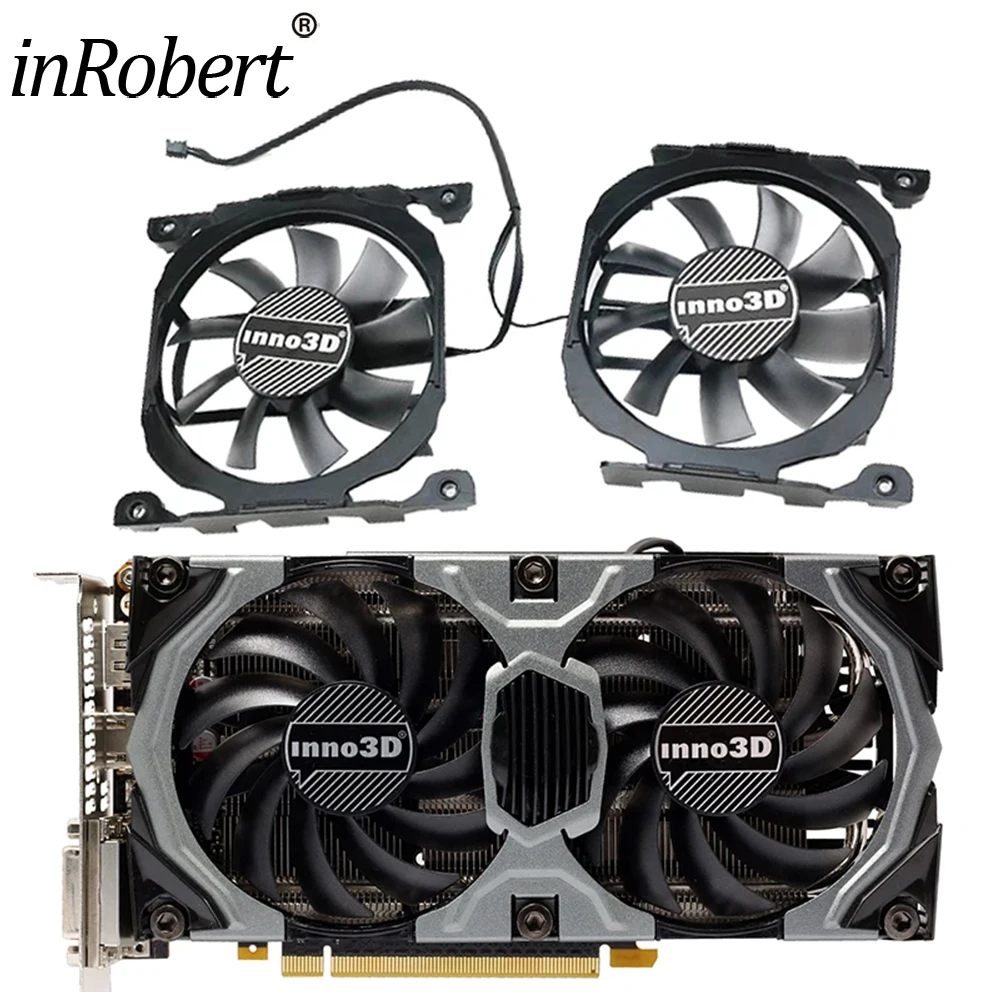 

For Inno3d GTX 660 660Ti 750Ti 760 CF-12815S 2Pin 4Pin Graphics Card Replacement Fan