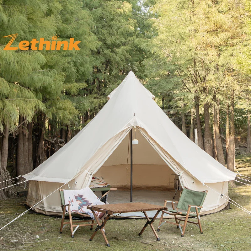 Zethink high quality outdoor waterproof camping 3 season yurt luxury outdoor glamping Mongolian Yurt tent