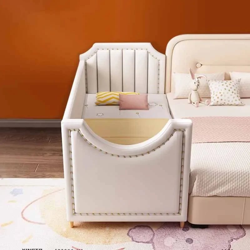 Fashion Guardrail Children Beds Safety Near Beauty Castle Children Beds Girl Princess Camas Dormitorio Bedroom Furniture