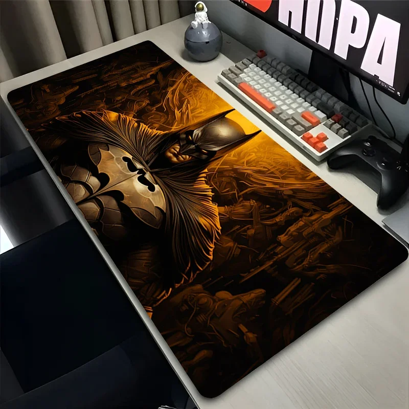 

Anime Deskmat 900x400 Laptop Locking Edge Table Mat B-batman Rubber Gaming Mouse Mat Keyboard Carpet Mouse Pad Office Pc Deskmat
