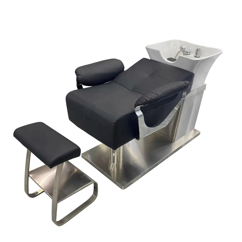 

Stainless steel ceramic shampoo bed