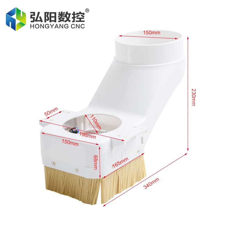 Cubierta antipolvo CNC D110mm, enrutador de Motor de husillo, cubierta antipolvo, cepillo ATC, colector de polvo de husillo, herramienta de máquina de carpintería, protección contra el polvo