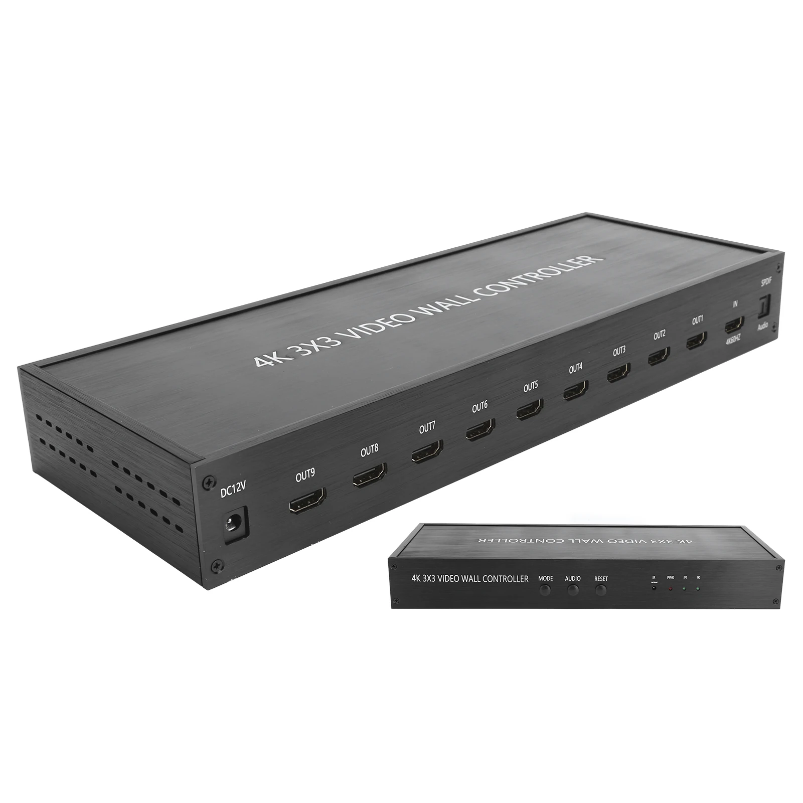 3x3 Image Processor Video Wall Controller HDMI 3x3 Video Wall Controller Screen Image Processor for 9 TV Splicing Display