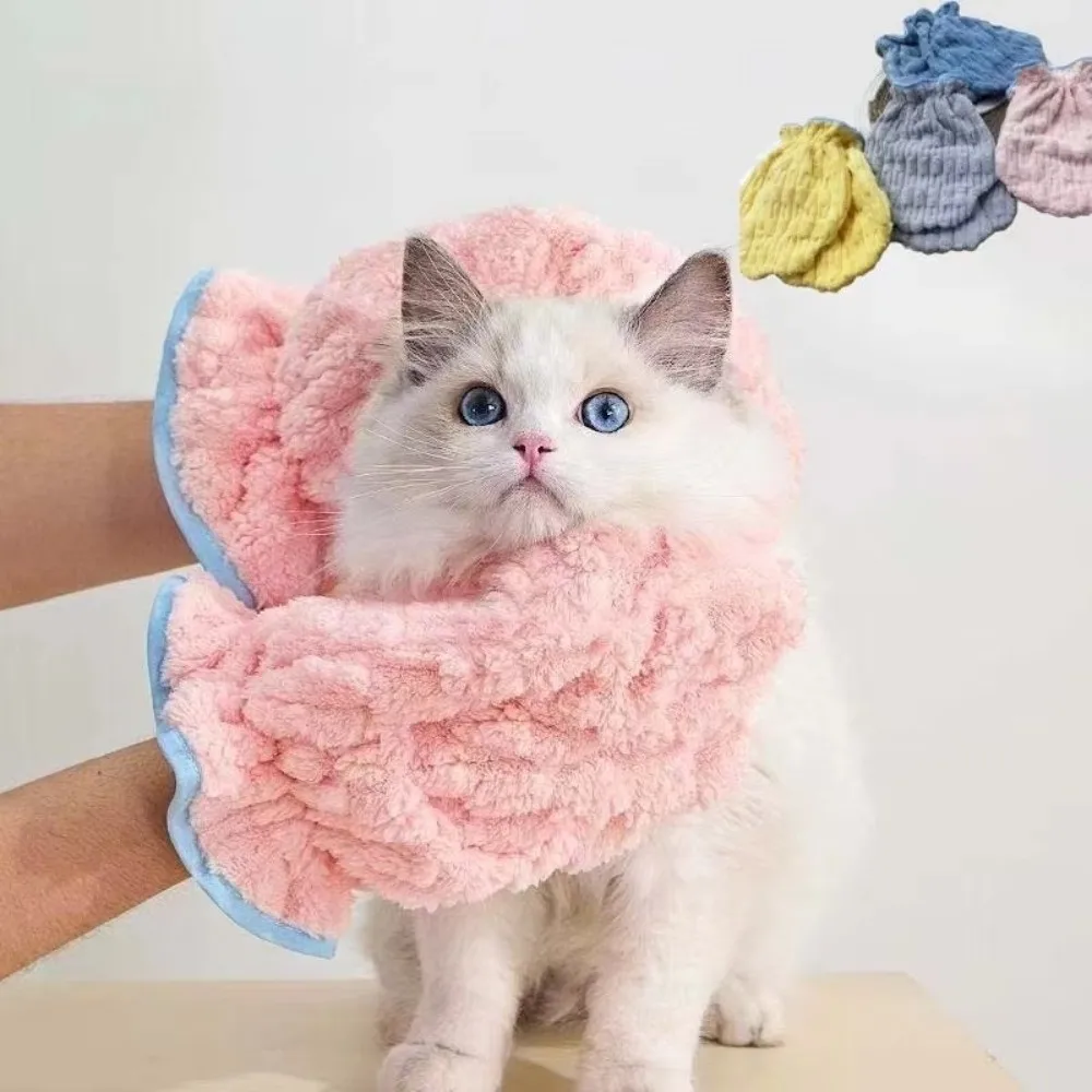 جديد التجفيف السريع فوط استحمام للحيوانات الأليفة ماصة دائم الحيوانات الأليفة الاستمالة قفاز تنظيف الحيوانات الأليفة القفاز الحيوانات الأليفة الاستمالة تدليك التنظيف الذاتي #4