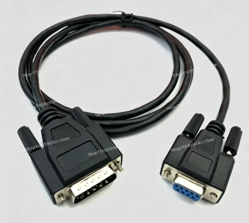 Customized DB9 Female to DB15 Male Adapter Cable, 9-Pin to 15-Pin Serial RS232 Wire for Electronic Weighing Equipment