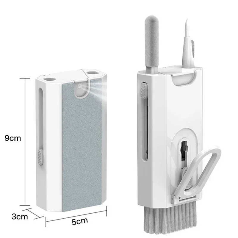 8-in-1-Reinigungsset, Computer-Tastatur-Reinigungsbürste, Kopfhörer-Reinigungsstift für Headset, IPad, Telefon, Reinigungswerkzeuge, Tastenkappen-Abzieher